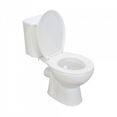 Foshan Two Piece Toilet Bowl NF201 P-trap Self-cleaning Glaze Washdown Cost-Effective Toilet